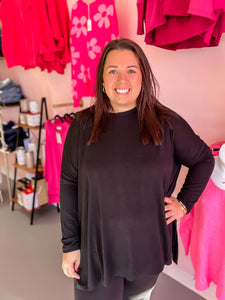 Black Basic Long Sleeve (S-3X)