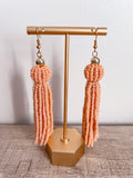 Beaded Tassel Earrings
