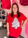 Red Spotted Tree Tshirt (S-2X)