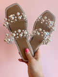 Pearl Strappy Sandals