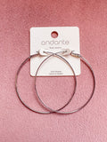 Thin Large Hoops