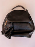 Fringe Leather Backpack