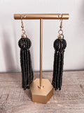 Beaded Tassel Earrings